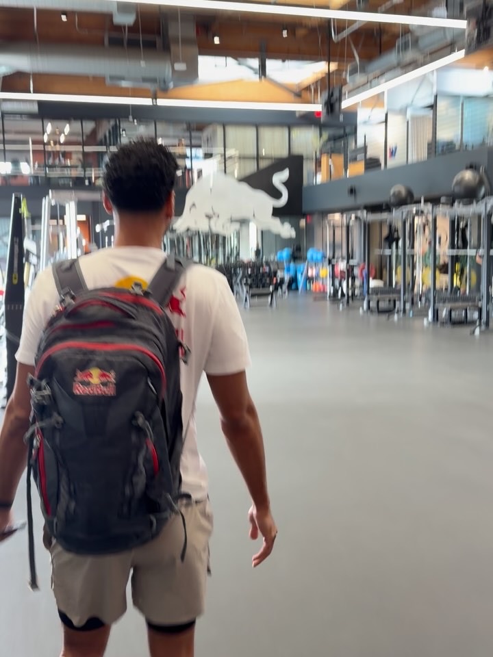 Walking into the Red Bull Athlete Performance Center